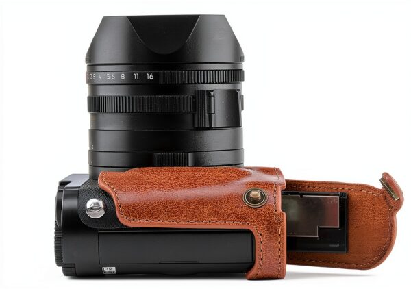 MegaGear Leather Camera Case Leica Q Protection Style-7