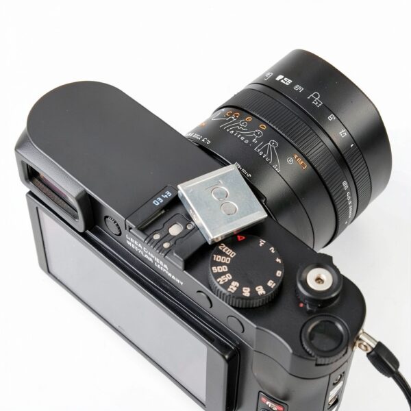 Leica Q3 43 Hot Shoe Cover Silver-5