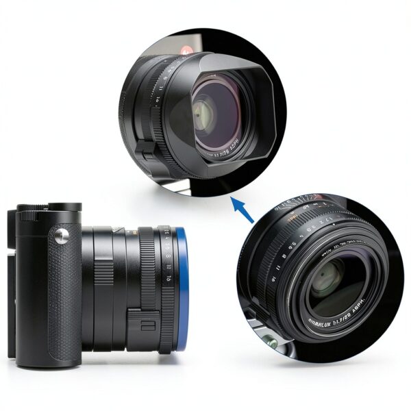 Leica Q3 Metal Lens Hood Haoge Aluminum Design-3
