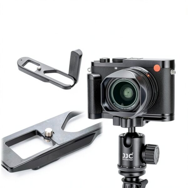 Leica Q3 Hand Grip Aluminum L-Shape Microfiber Leather Arca Release-2