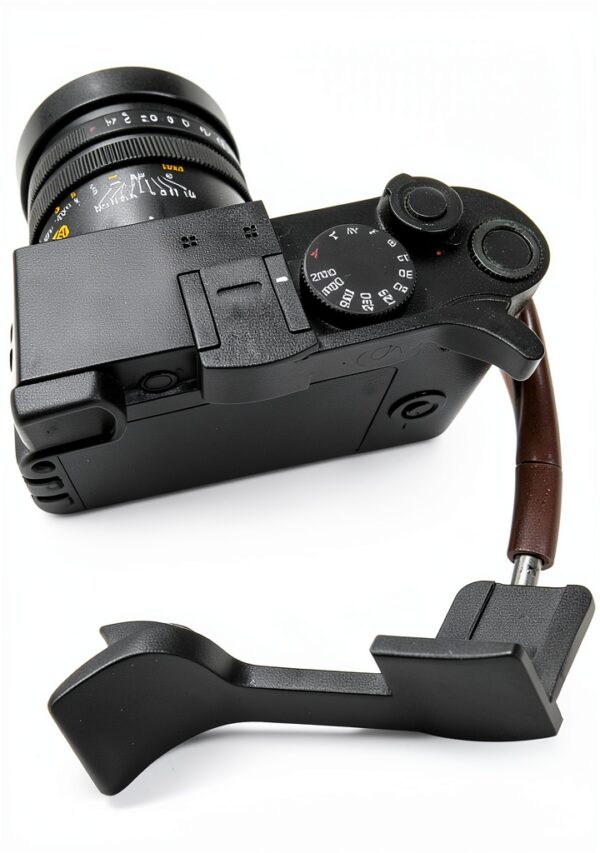 Camera Thumb Up Grip Wisoqu Black Aluminum Alloy Q2 Model-8
