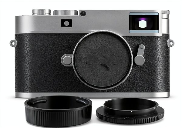 Leica R Mount Camera Body Cap & Lens Rear Cap Set eMagTech 802-EP-1