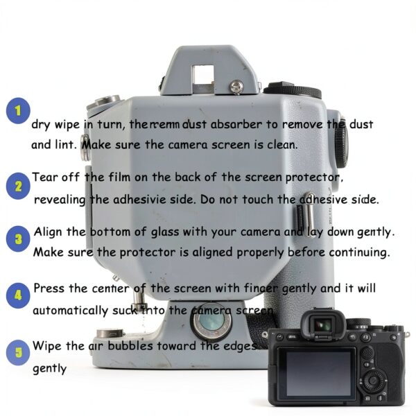 Leica Q2 Screen Protector Transparent 9H Hardness 0.3mm Optical Glass-7