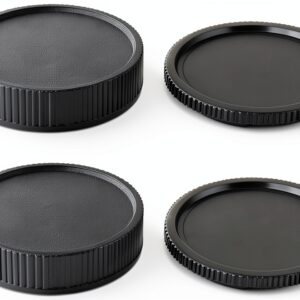 Leica R Mount Camera Body Cap & Lens Rear Cap Set eMagTech 802-EP-0
