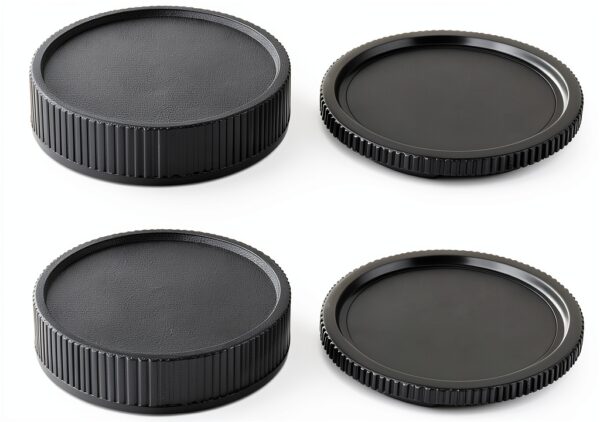 Leica R Mount Camera Body Cap & Lens Rear Cap Set eMagTech 802-EP-0
