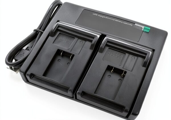 USB Dual Battery Charger EMOVERY for Leica BM8 M8 M9 14464 BLI-312-0