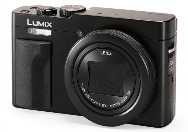 Panasonic 4K Compact Travel Camera with Leica DC 30x Zoom Lens Black-0
