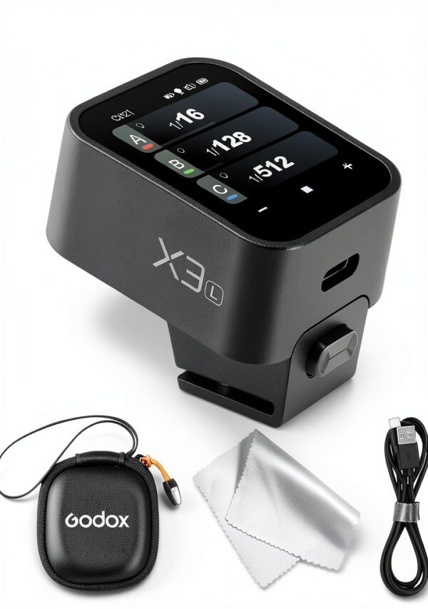 Godox X3 Trigger for Leica - X3L TTL Wireless Flash Trigger, OLED Touchscreen, Built-in Lithium Battery-0