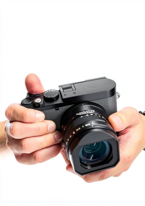 for Leica Q3,Q3 43 Thumb Grip Camera Thumb Support Grip Aluminum Handgrip Black-2