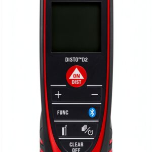 Leica DISTO D2 Laser Distance Measure 330ft Bluetooth Black/Red-0