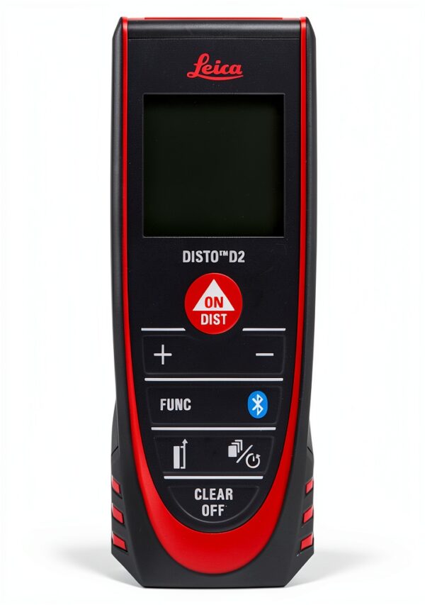 Leica DISTO D2 Laser Distance Measure 330ft Bluetooth Black/Red-0