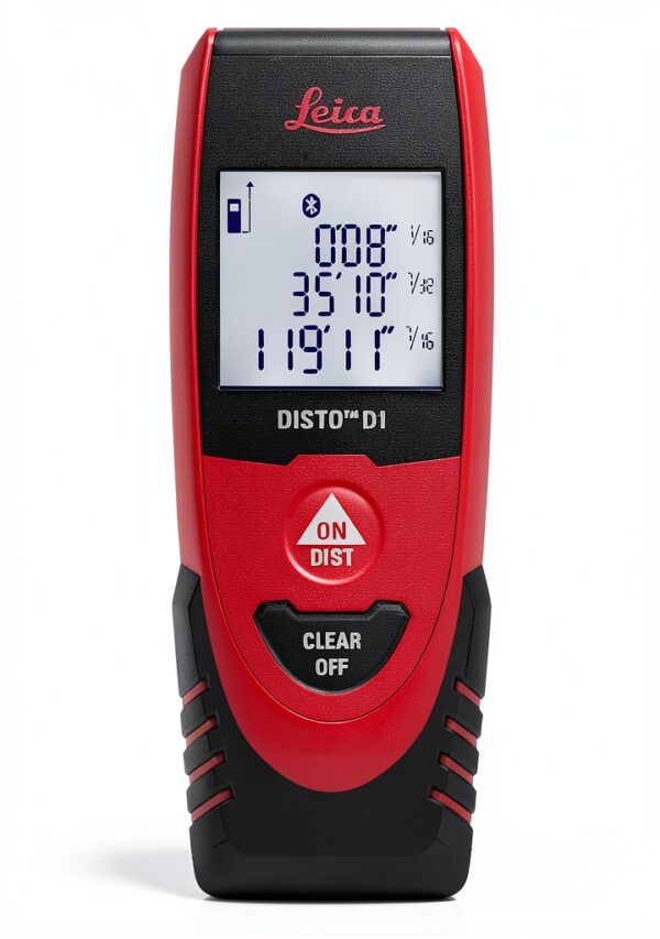 Leica DISTO D1 Laser Distance Measure 120ft with Bluetooth 4.0 Red-9