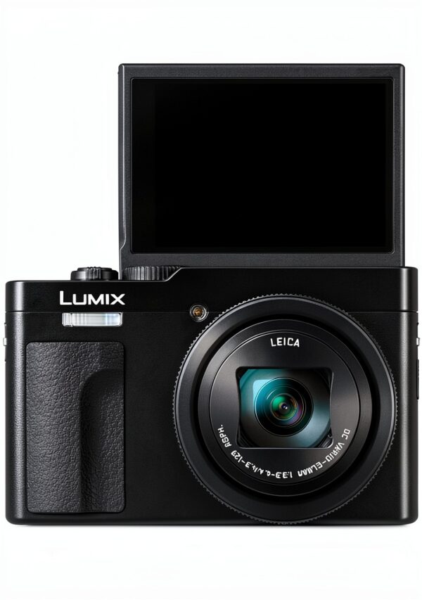 Panasonic 4K Compact Travel Camera with Leica DC 30x Zoom Lens Black-1