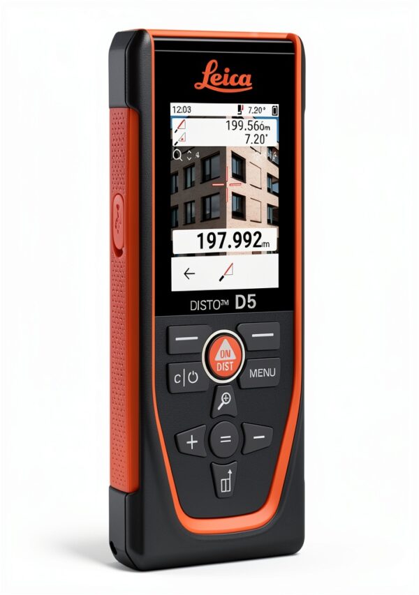 Leica DISTO D5 Laser Distance Meter Black Red 2nd Gen Bluetooth-1