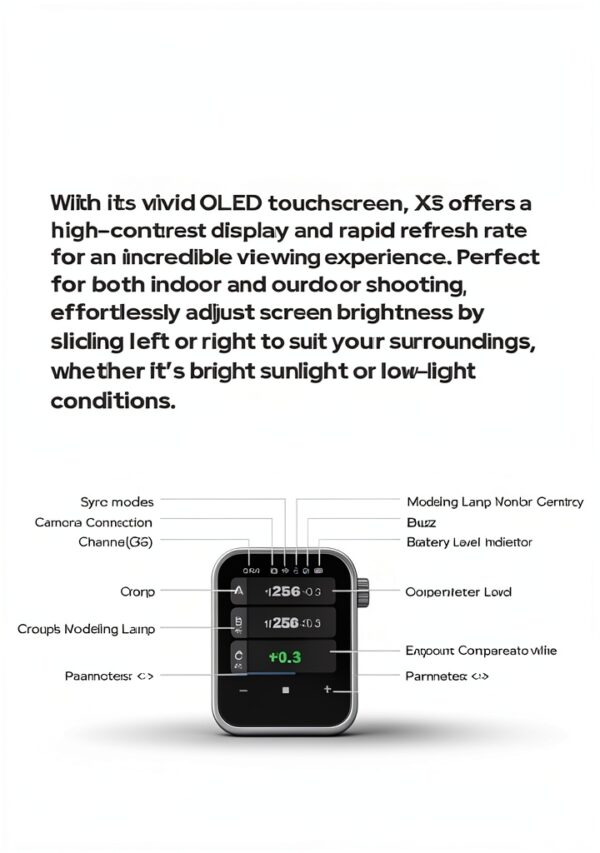 Godox X3 Trigger for Leica - X3L TTL Wireless Flash Trigger, OLED Touchscreen, Built-in Lithium Battery-3