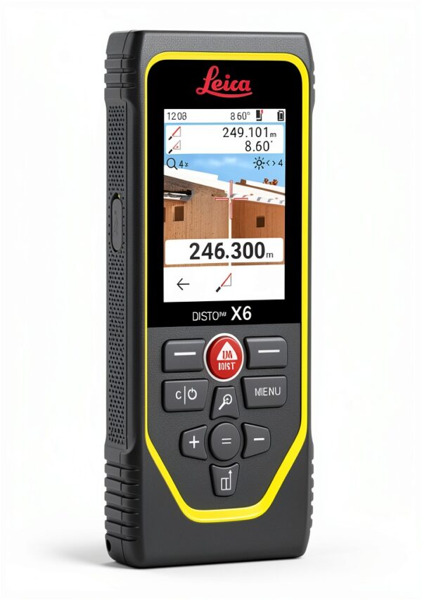 Leica DISTO X6 Laser Distance Meter 2nd Gen Black Aluminum Handheld-1