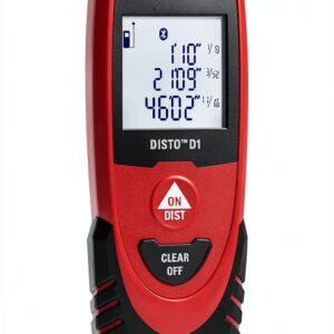 Leica DISTO D1 Laser Distance Measure 120ft with Bluetooth 4.0 Red-0