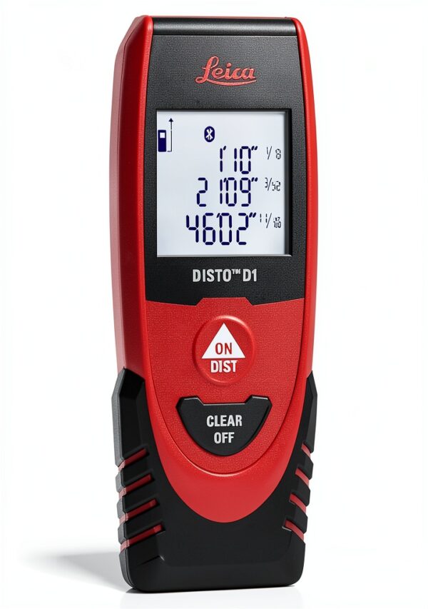 Leica DISTO D1 Laser Distance Measure 120ft with Bluetooth 4.0 Red-0