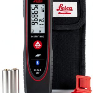 Leica Disto D110 Laser Distance Meter Black Compact 1/16 inch Accuracy-0