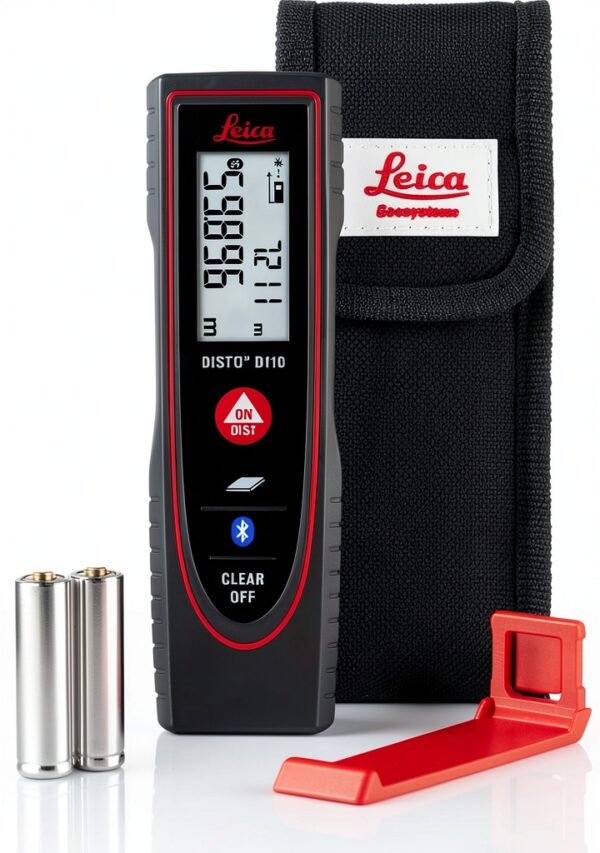 Leica Disto D110 Laser Distance Meter Black Compact 1/16 inch Accuracy-0