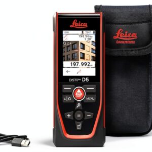 Leica DISTO D5 Laser Distance Meter Black Red 2nd Gen Bluetooth-0