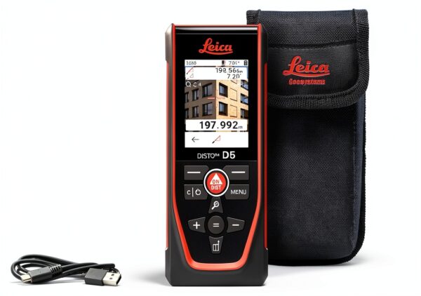 Leica DISTO D5 Laser Distance Meter Black Red 2nd Gen Bluetooth-0
